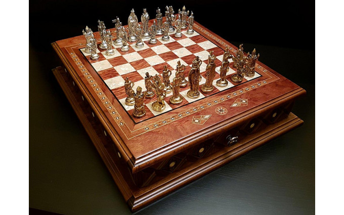 Шахматы подарочные "Аристократ" роза антик Шахматы подарочные "Аристократ" роза антик