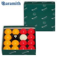 Шары Aramith Casino Red & Yellow 8Pool ø50,8мм биток ø47,6мм