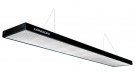 Лампа плоская светодиодная "Longoni Compact" (черная, серебристый отражатель, 287х31х6см)